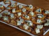 Chips de poire au roquefort