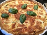 Quiche courgettes, tomates, mozzarella