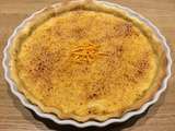 Tarte façon crème brulée