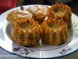 Cannelés chèvre et tomates séchées