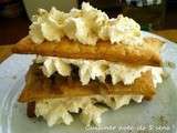 Millefeuille de munster sur son lit de choucroute