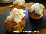 Tour 40 # Cupcakes de courgettes et sa chantilly de chèvre