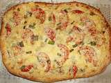 Pizza blanche au thon