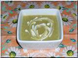 Soupe de courgettes