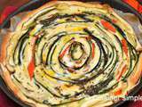 Tarte légère carottes courgettes