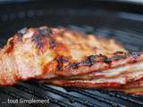 Plat de Côte de Porc au Miel et au Barbecue