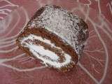 Gateau roule au chocolat : (cuisson : 12min)