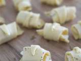 Mini croissants aux fromages