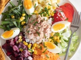 Salade niçoise (version resto marocain)