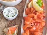 Saumon gravlax à la réglisse