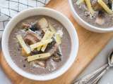 Velouté de champignons au Cantal