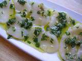 Carpaccio de coquilles Saint-Jacques