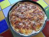 Quiche au roquefort et a la tomate