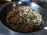 Risotto moutarde a l’ancienne et ail des ours