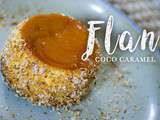 Du flan coco caramel