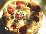 Clafoutis mozzarella tomates cerise