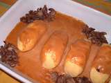 Quenelles de brochet à la bisque