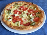 Quiche aux brocolis et tomates