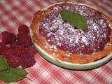 Tarte aux framboises