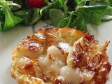 Tarte tatin aux oignons frais