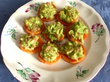 Toasts de patate douce à l’avocat