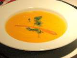 Velouté de carottes au poivre de Séchuan