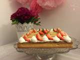 Tarte Rhubarbe-Vanille-Fraises