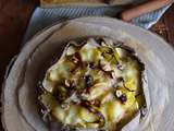 Tarte Rustique aux deux pommes et Morbier