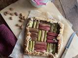 Tarte rustique Rhubarbe