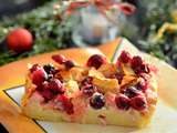 Clafoutis pommes / airelles rouges