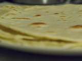 Galettes de blés (ou tortilla) pour wraps, fajitas