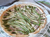 Tarte aux asperges sauvages et à la ricotta