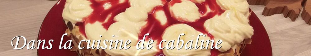 Recettes de Dans la cuisine de cabaline