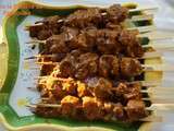 Brochettes de Poulet sauce satay