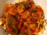 Osso Bucco accompagné de Tagliatelles et Parmesan