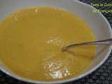 Soupe Carottes Lentilles Corail et Lait de coco