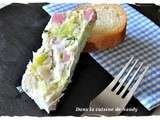 Terrine poireaux/jambon/Philadelphia ail et fines herbes