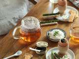 {Brunch} Oeufs à la coque au caviar et mouillettes aux asperges