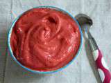 Crème glacée à la fraise {Thermomix)