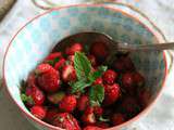 Fraises des bois en salade