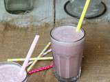 Milk-shake bananes/framboises et cacao – #Vegan