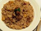 Risotto au patidou et marrons – #Vegan