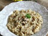 Risotto de champignons au Thermomix {Végétalien}