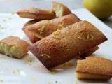 Financiers huile d’olive, citron et gingembre