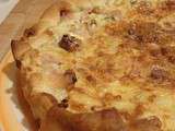 Quiche roquefort, noix & bacon