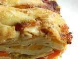 Gratin de lasagnes aux carottes et courgettes pour Culinoversions