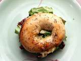 Bagel « pulled pork » pour le concours de recettes Carrefour