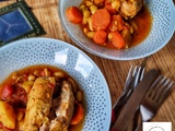 Haricots blancs et poulet, façon loubia (à l’autocuiseur, Cookeo, Cosori ou Instant Pot)