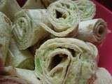 Wraps au guacamole