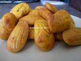 Mini madeleines sans gluten butternut abricots et sésame (sans lactose)